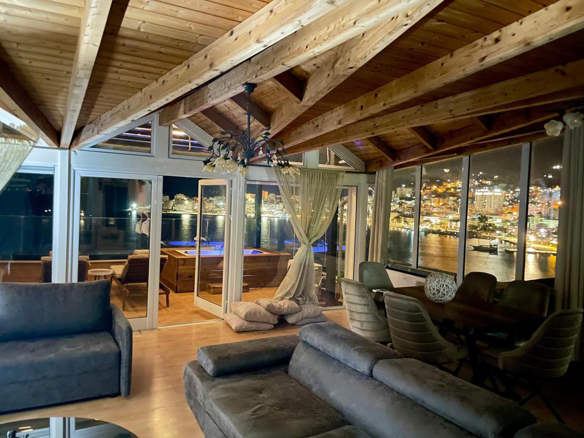 Seaview Golden Penthouse Apartamento Sarandë Exterior foto