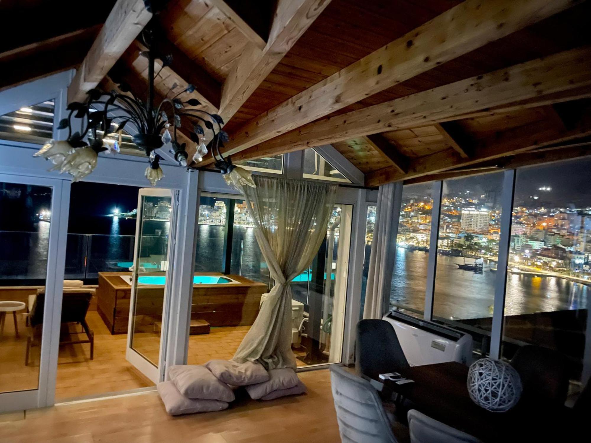 Seaview Golden Penthouse Apartamento Sarandë Exterior foto